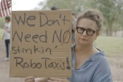 梦见洗手特斯拉在得州奥斯汀遭遇抗议活动：反对马斯克Robotaxi计划